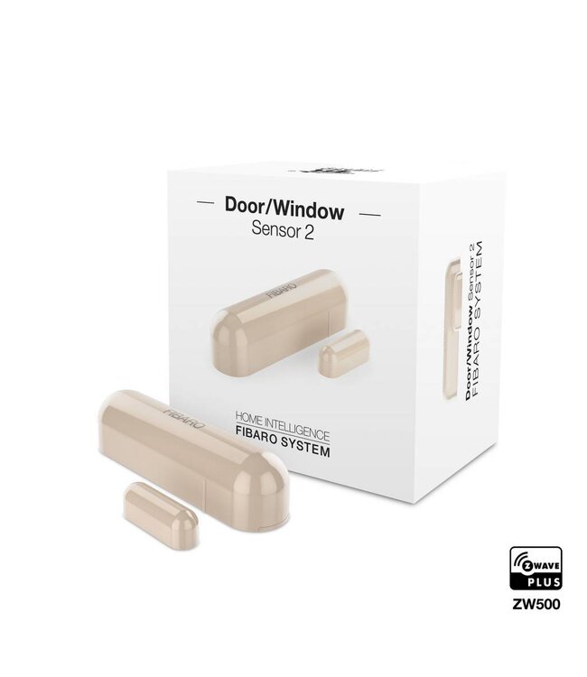 Fibaro Fibaro Deur en raam sensor V2 crème kleur