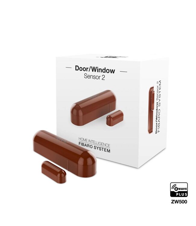 Fibaro Fibaro Deur en raam sensor V2 bruin kleurig