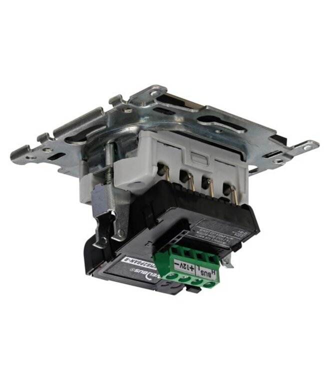 Velbus Velbus Interface met amberkleurige feedbackleds voor enkel- of tweevoudige niko-drukknoppen