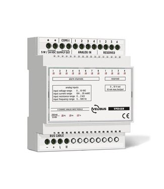 Velbus Velbus 4-kanaals analoge ingangsmodule