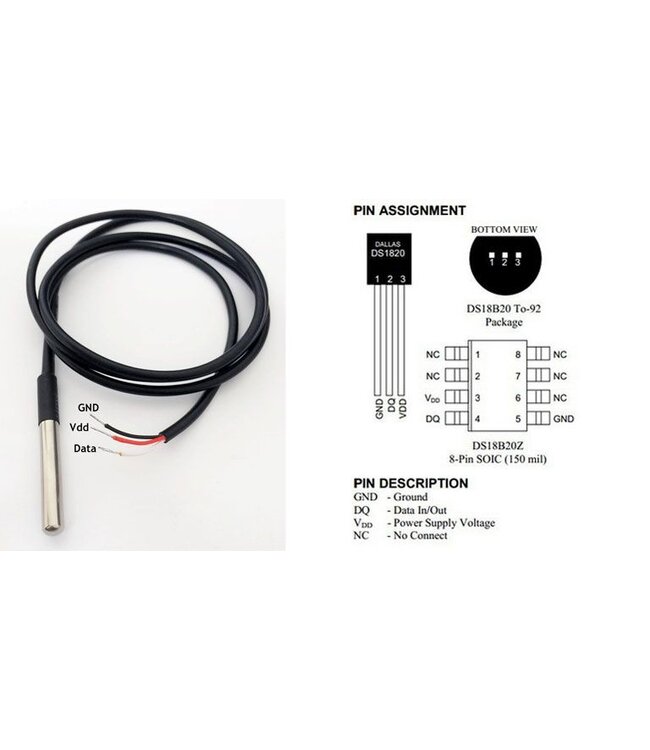 Fibaro Fibaro waterproof Temperatuur sensor DS18B20