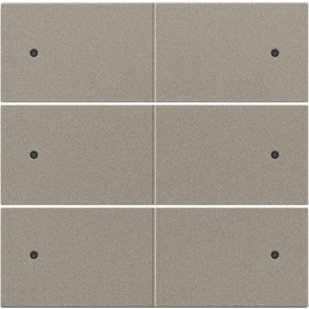 Niko Afwerkingsset voor drukknop 24V + LED met 6 contacten, kleur brons / 123-60150