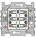 Niko Sokkel 6-voudige drukknop 24V N.O.met amberkleurige LED - 170-60150