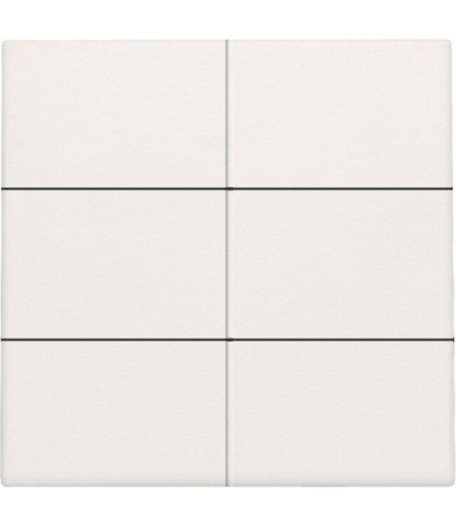 Niko Afwerkingsset voor drukknop 24V met 6 contacten, kleur wit / 101-60050