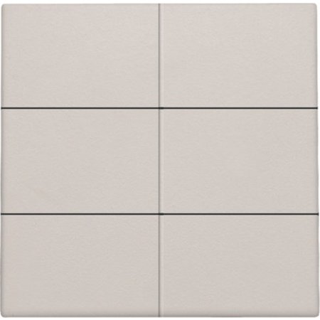 Niko Afwerkingsset voor drukknop 24V met 6 contacten, kleur licht grijs / 102-60050