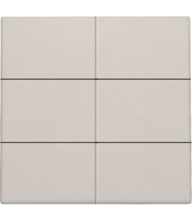 Niko Afwerkingsset voor drukknop 24V met 6 contacten, kleur licht grijs / 102-60050