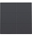 Niko Afwerkingsset, Anthracite, voor drukknop 24V met 6 contacten