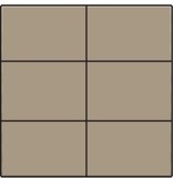Niko Afwerkingsset voor drukknop 24V met 6 contacten, kleur Bronze / 123-60050