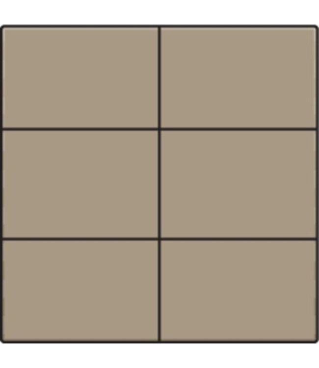 Niko Afwerkingsset voor drukknop 24V met 6 contacten, kleur Bronze / 123-60050