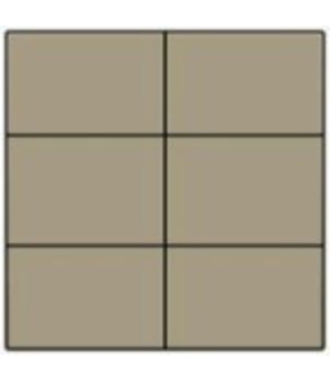 Niko Afwerkingsset voor drukknop 24V met 6 contacten, kleur Bronze / 123-60050