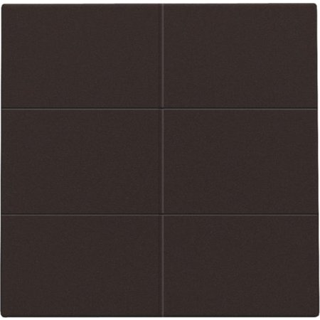 Niko Afwerkingsset voor drukknop 24V met 6 contacten, kleur Dark Brown / 124-60050