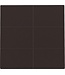 Niko Afwerkingsset voor drukknop 24V met 6 contacten, kleur Dark Brown / 124-60050