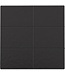 Niko Afwerkingsset voor drukknop 24V met 6 contacten, kleur Piano black / 200-60050