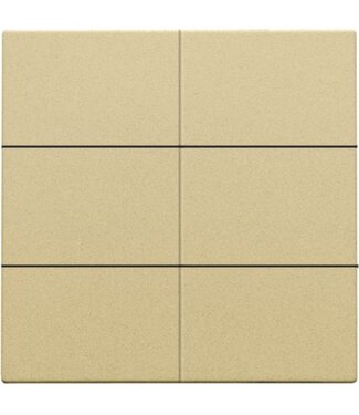 Niko Afwerkingsset, Alu look Gold, voor drukknop 24V met 6 contacten