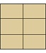 Niko Afwerkingsset voor drukknop 24V met 6 contacten, kleur Alu look Gold / 221-60050
