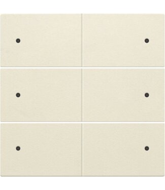 Niko Afwerkingsset, Cream, 6-voudige drukknop 24V met LED