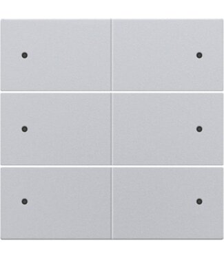 Niko Afwerkingsset, Sterling, 6-voudige drukknop 24V met LED