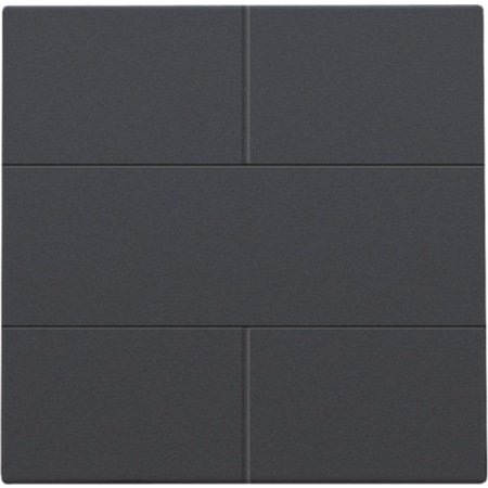 Niko Afwerkingsset, Anthracite, voor drukknop 24V met 4 contacten, 122-40050