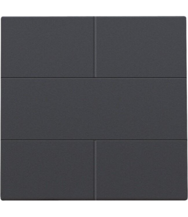 Niko Afwerkingsset, Anthracite, voor drukknop 24V met 4 contacten, 122-40050