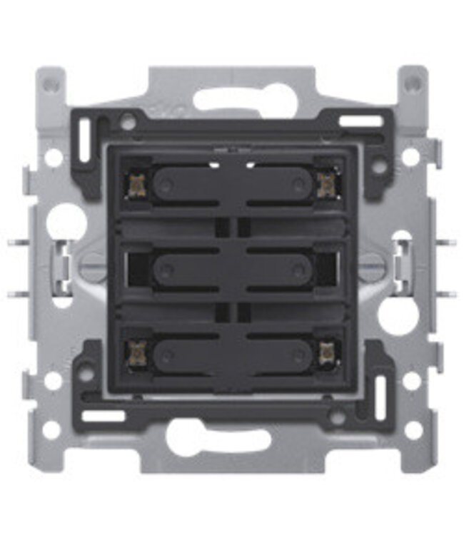 Niko Sokkel 4-voudige drukknop 24V N.O.met amberkleurige LED -170-40150