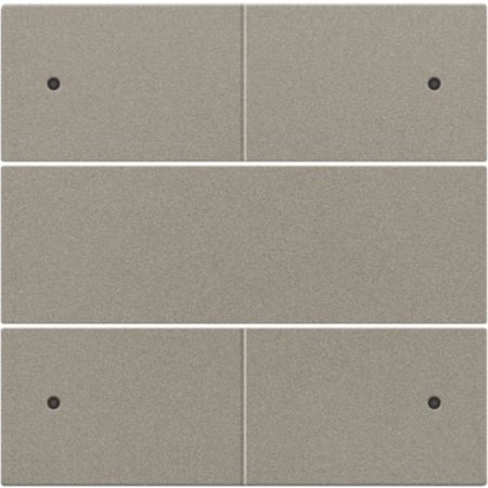 Niko Afwerkingsset voor drukknop 24V +LED met 4 contacten, kleur Bronze / 123-40150