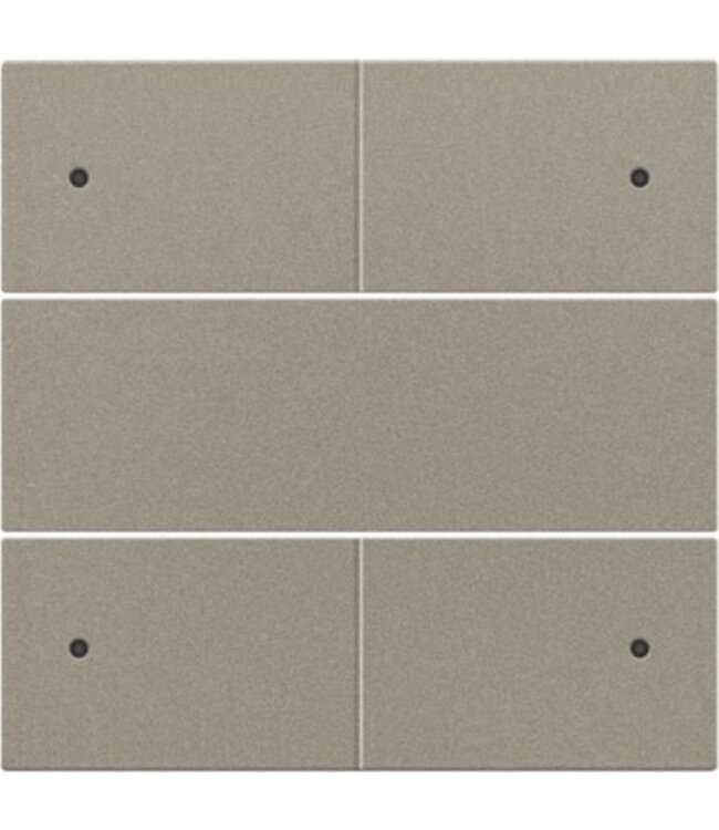 Niko Afwerkingsset voor drukknop 24V +LED met 4 contacten, kleur Bronze / 123-40150