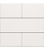 Niko Afwerkingsset voor drukknop 24V met 4 contacten, kleur wit / 101-40050