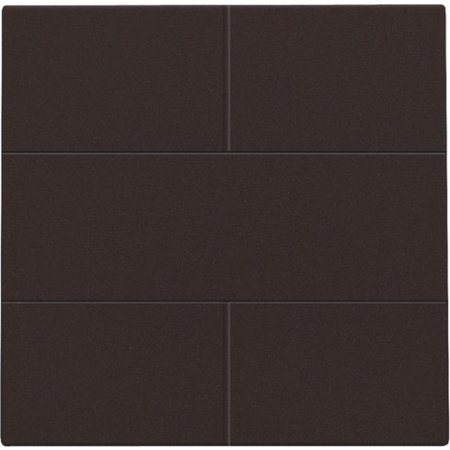 Niko Afwerkingsset voor drukknop 24V met 4 contacten, kleur darkk brown / 124-40050