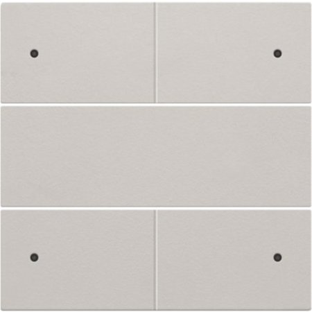 Niko Afwerkingsset voor drukknop 24V +LED met 4 contacten, kleur licht grijs / 102-40150