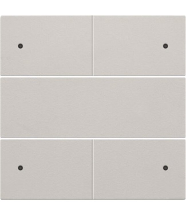 Niko Afwerkingsset voor drukknop 24V +LED met 4 contacten, kleur licht grijs / 102-40150