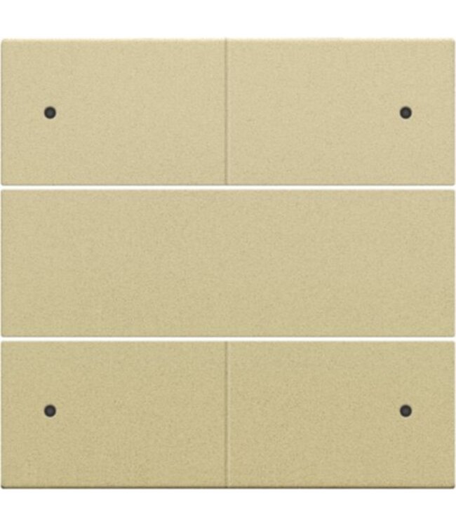 Niko Afwerkingsset voor drukknop 24V +LED met 4 contacten, kleur Alu look Gold / 221-40150