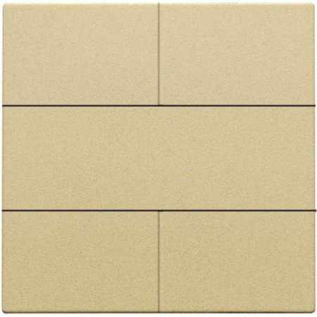 Niko Afwerkingsset voor drukknop 24V met 4 contacten, kleur Alu look Gold / 221-40050