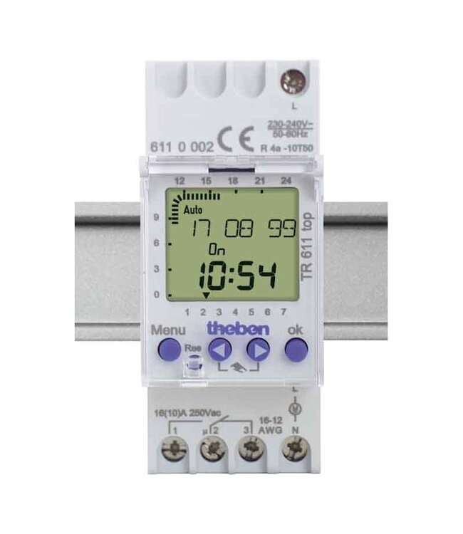 Theben Schakelklok met weekprogramma, TR610 Top 3