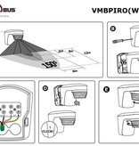 Velbus Velbus Witte bewegings-, schemer- en temperatuursensor voor buitenshuis