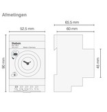 Theben schakelklok met dagprogramma, SYN161D