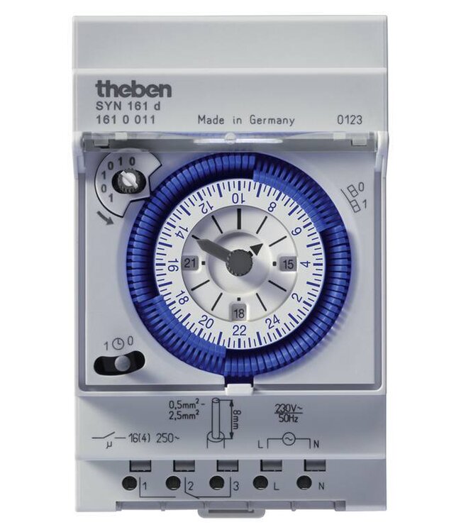 Theben schakelklok met dagprogramma, SYN161D