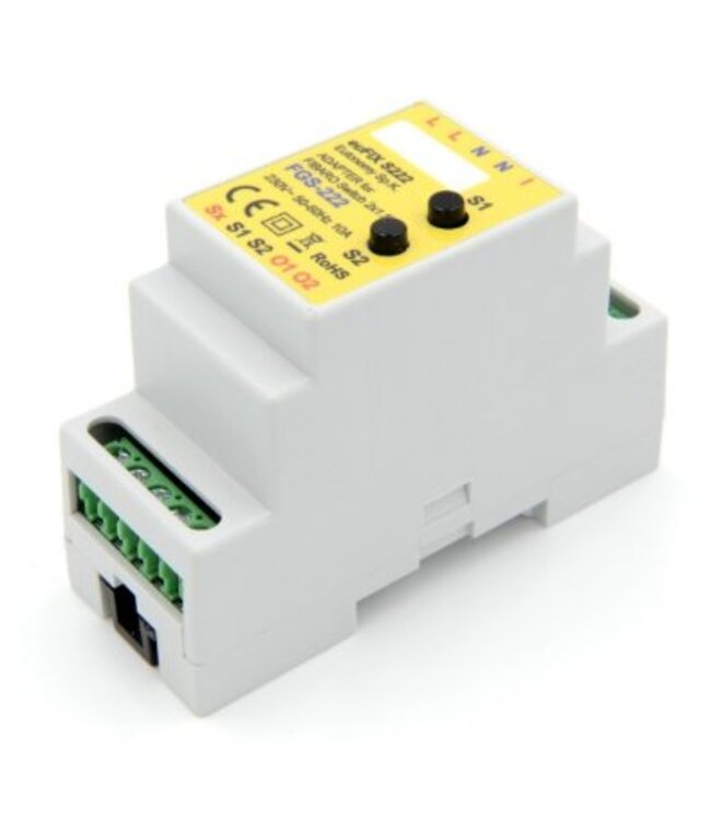 Fibaro Dinrail module voor Fibaro FGS-212 -Double relay switch
