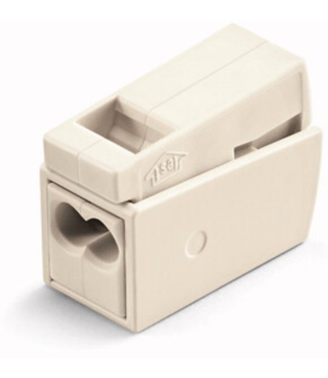 Wago Lichtaansluitklem, 2-draads aansluiting, per stuk