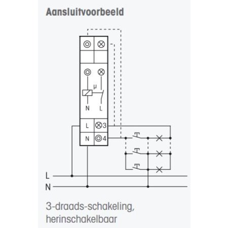 Eltako Eltako Elektronische trappenhuisautomaat, TLZ12-8