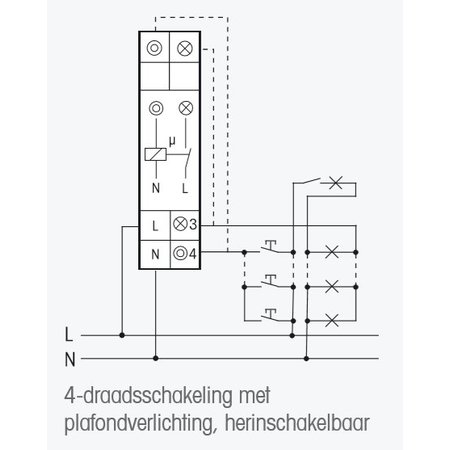 Eltako Eltako Elektronische trappenhuisautomaat, TLZ12-8