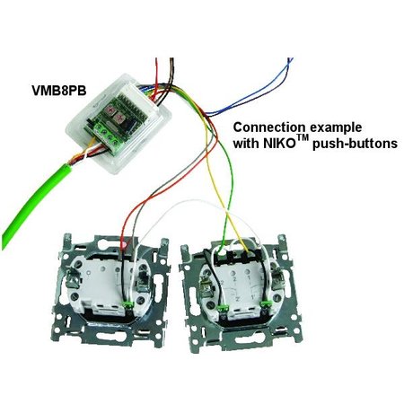 Velbus Velbus set 5 amberkleurige LED's voor VMB8pbu