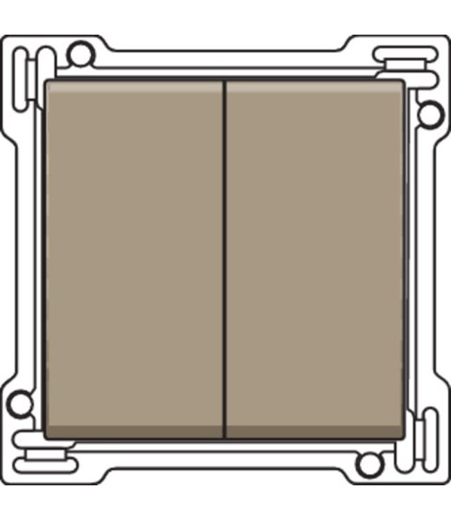 Niko Niko tweevoudige toets afwerkingsset, kleur te kiezen