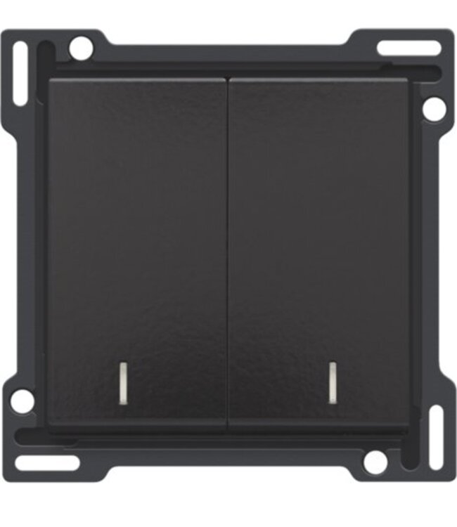 Niko Niko tweevoudige toets afwerkingsset met lens, kleur te kiezen