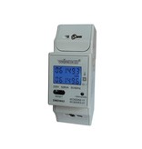 Velleman 1-fasige kwh-meter 80A voor din rail, 2 modules