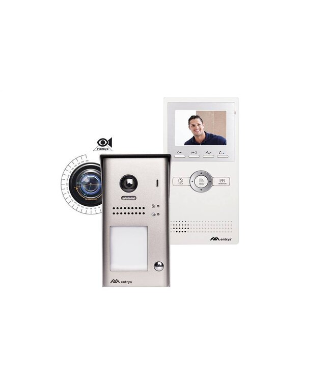 Entrya Facila K19135 Videofoon kit met groothoeklens