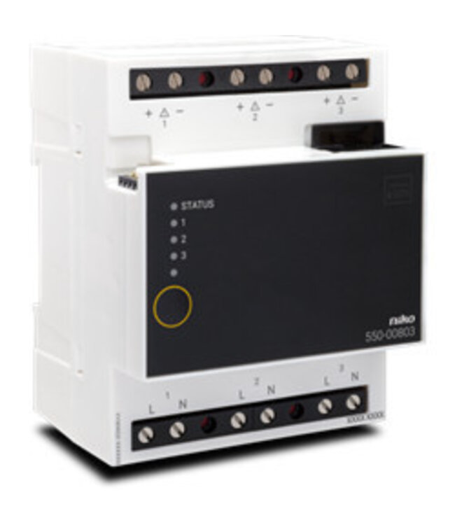 Niko Module voor het meten van de elektriciteit in een woning met een driefasig net