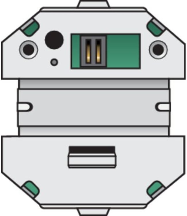 Niko Aansluitunit voor meervoudige muurprint Niko Home Control