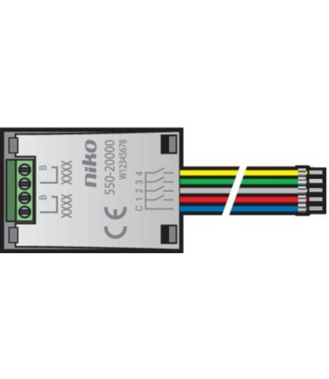 Niko Drukknopinterface Niko Home control