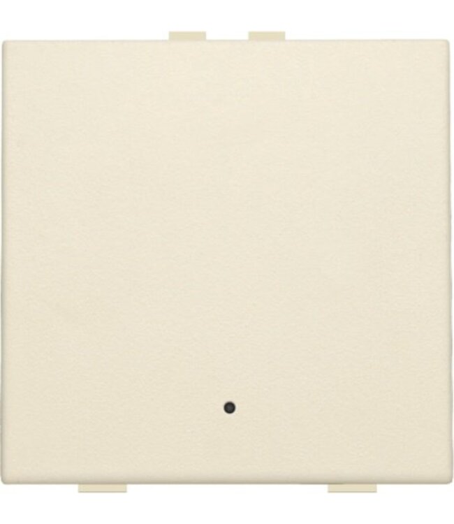 Niko Enkelvoudige drukknop met led voor Niko Home control, Cream