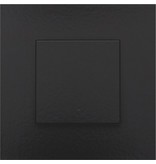 Niko Enkelvoudige drukknop met led voor Niko Home control,Pure Piano Black